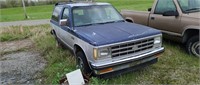 1989 Chevrolet Blazer 1/2 ton nominal