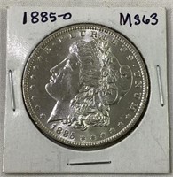 1885 O US Morgan Silver Dollar