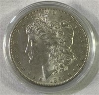 1891 S US Morgan Silver Dollar