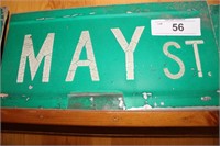 STREET SIGN -MAY ST