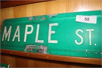 STREET SIGN -MAPLE ST