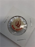 CANADA WWII VINTAGE THUMBS UP WAR SAVER PIN