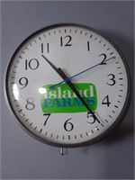 Island Farms Wall Clock