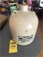 B.S. Pagano & Co. Stone Liquors Jug 2 Gallons