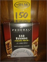 Federal 22LR 550 Rounds Value Pack 36 GR