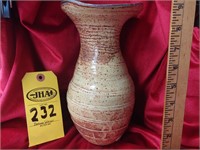 Brenda Wright Pottery Vase, 2010 9" Tall