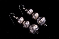 Navajo Calvin Largo Sterling Silver Earrings