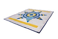 North Dakota Mandan Hidatsa Satin Star Quilt