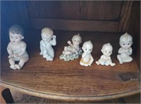 6 Doll Figurines