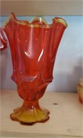 Amberina Vase