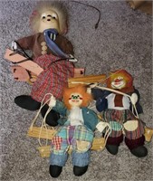 3 Clown Puppets