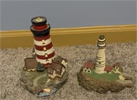 2 Lighthouse Figures