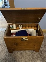 Wooden Sewing Box