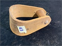 Vintage Wooden Stirrup