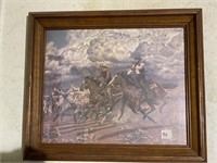 Framed Cowboy Print