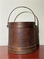 Vintage Wooden Sugar Firkin