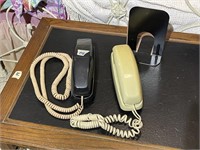 2 Vintage Phones and Bood Ends