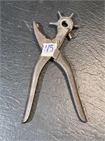 Vintage Leather Hole Punch