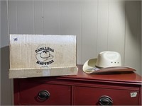 Vintage Straw Cowboy Hat - 6 5/8
