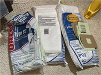 Lot of Assorted Vacuum Cleaner Bags