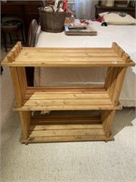 Wooden 3 Shelf Stand