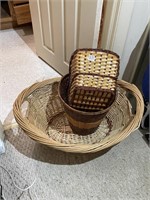 Lot of 3 Baskets