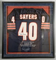 Authentic Gale Sayers Autographed Jersey