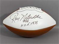 Authentic Ray Nitschke Autographed Football