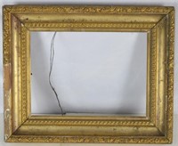 ANTIQUE GILT COVE PAINTING FRAME