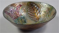 DORIS HALL 1907-2000 MODERN ENAMEL BOWL SIGNED