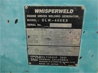 MULTIPQUIP WHISPERWELD WELDING GENERATOR