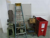 LOT-LADDER,CART,CABLE, RED WATER DISPENSER,