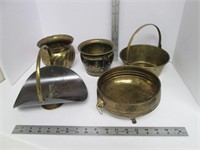 5 Metal/Brass Bowls/Baskets