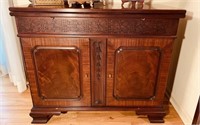 125CREDENZA W DRAWERS AND DOORS 36H X 42W X 19D