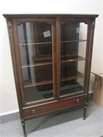 Antique China Cabinet With Drawer