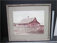 Photo of Old Barn in Barn-Board Frame