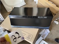 Broan 30" black range hood