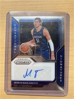 2020-21 PANINI PRIZM BOBAN MARJANOVIC SS AUTO CARD