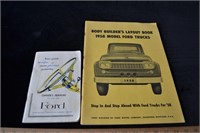 1958 Ford Truck & Ford Owners Manual Books