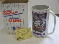 Nolan Ryans "300 Wins" Porcelain Stein