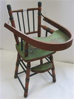 Wooden Dolls Highchair--NO SHIPPING