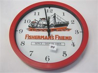 Fishermans Friend Clock (10 inches across)