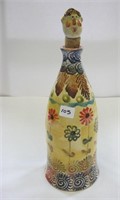 Italy Ceramic Bottle (11 1/2 inches high)