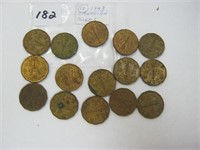 15 Canadian 1943 Nickels