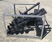 Hydraulic Post Hole Digger with 3 Bits