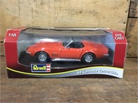 Revell 1969 Corvette Convertible Orange 1:18