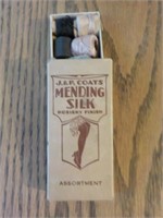 Vintage mending silk 2" box LR