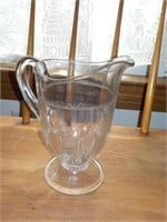 Early 8" clear pitcher TV RM