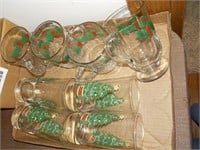 Assorted Christmas glasses TV RM
