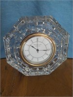 Waterford clock 6" dia TV RM